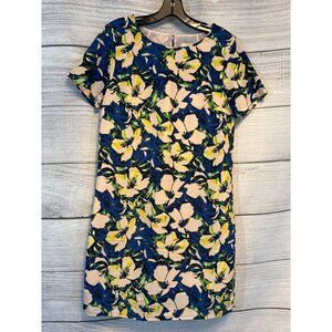 J.Crew Floral Print Short Sleeve Dress Size 2